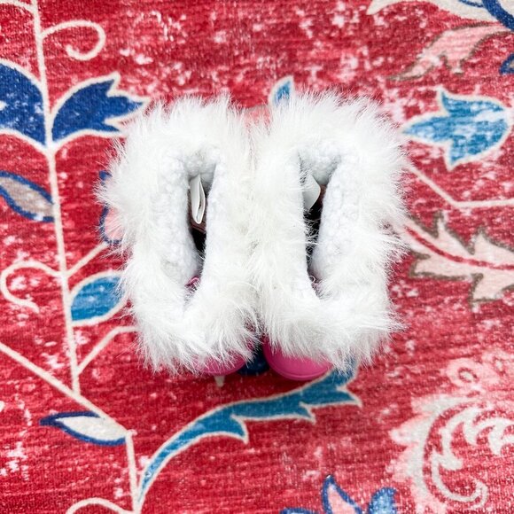 Toddler Pink Floral, Waterproof Winter Boots, 70HappyGW17 - Picture 4 of 8